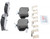 Blue Series Semi-Metallic Front Brake Pad Set | BOSBE841H