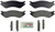 Blue Series Semi-Metallic Front Brake Pad Set | BOSBE758H
