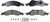 Blue Series Semi-Metallic Front Brake Pad Set | BOSBE1278H