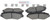 Blue Series Ceramic Front Brake Pad Set | BOSBE914H