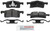 Blue Series Semi-Metallic Rear Brake Pad Set | BOSBE935H