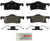 Blue Series Semi-Metallic Rear Brake Pad Set | BOSBE935H