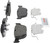 Blue Series Semi-Metallic Front Brake Pad Set | BOSBE1294H