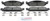 Blue Series Ceramic Front Brake Pad Set | BOSBE1376H