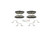 Blue Series Ceramic Rear Brake Pad Set | BOSBE1465H