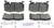 Blue Series Ceramic Front Brake Pad Set | BOSBE2273H