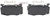 Blue Series Ceramic Front Brake Pad Set | BOSBE2273H