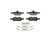 Blue Series Semi-Metallic Front Brake Pad Set | BOSBE781H