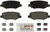 Blue Series Semi-Metallic Rear Brake Pad Set | BOSBE1274H