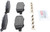 Blue Series Semi-Metallic Rear Brake Pad Set | BOSBE1274H