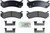 Blue Series Ceramic Brake Pad Set | BOSBE785H