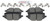 Blue Series Ceramic Rear Brake Pad Set | BOSBE2231H