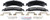 Blue Series Ceramic Rear Brake Pad Set | BOSBE834H