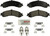 Blue Series Ceramic Rear Brake Pad Set | BOSBE834H