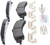 Blue Series Ceramic Rear Brake Pad Set | BOSBE834H