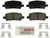 Blue Series Ceramic Rear Brake Pad Set | BOSBE999H