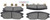 Blue Series Ceramic Front Brake Pad Set | BOSBE955H