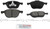 Blue Series Ceramic Front Brake Pad Set | BOSBE1044H