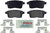 Blue Series Ceramic Rear Brake Pad Set | BOSBE1259H