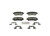 Blue Series Ceramic Front Brake Pad Set | BOSBE1454AH