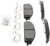 Blue Series Ceramic Front Brake Pad Set | BOSBE1070H
