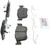 Blue Series Ceramic Front Brake Pad Set | BOSBE2300H