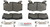 Blue Series Semi-Metallic Front Brake Pad Set | BOSBE2274H