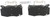 Blue Series Semi-Metallic Front Brake Pad Set | BOSBE2274H