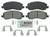 Blue Series Ceramic Front Brake Pad Set | BOSBE866H