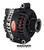 Alternator, 6G, 200 Amp, 8 Groove, Clocked at 11, Wrinkle Black Finish | 12P58478-11W