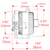 Alternator, 6G, 200 Amp, 8 Groove, Wrinkle Black Finish | 12P58478W