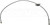 Parking Brake Cable | DORC661234