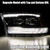 AlphaRex-Projector Headlights Plank Style Design Chrome | REX880598