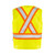 Hi-Vis Mesh Safety Vest, 4pockets, Yellow, L/X-Large | WLSTV3YLXL