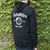 Zip Hoodie, Adult Xlarge, Black, 'Vintage' | AUM0448XL