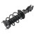Quick-Strut Front Right Suspension Strut and Coil Spring Assembly | MON173196