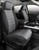 NP90 Series - Neoprene Custom Fit Front Seat Cover- Black/Gray Center Panel | 947NP99-73 GRAY