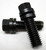 Proform Wedge-Locking Header Bolts; Hex Head; 3/8 dia. X 1in Black Oxide ; 12 Pcs | 39066753