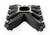 Single Plane EFI LS Intake Manifold. Fits All GM LS Gen III Engines Equipped With LS7 Cylinder Heads-Black Finish | HOL300-269BK