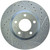 Select Sport Drilled and Slotted Brake Rotor, Front Left | STE227.45069L
