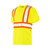 Hi-Vis Polyester T-Shirt, Yellow, 5X-Large | WLSTT1Y5XL