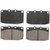 QuickStop Front Disc Brake Pad Set Ceramic | WAGZD463