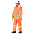 Hi-Vis FR Jacket - PU Stretch - 100% Waterproof - Detachable Hood - Hi-Vis Orange - L | SWXV3520150-L