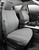 SP80 Series - Seat Protector Poly-Cotton Custom Fit Front Seat Cover - Gray | 947SP87-26 GRAY