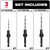 #6/#8/#10 3Pc Countersink Set | MET48-13-5003