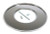 Dominator Air Cleaner Base; 14" Diameter; 7-15/16" Neck- Chrome | 5182429