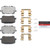 Premium NAO Ceramic OE Equivalent Pad | BBBP18038N
