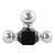 Multi-Ball Mount (2" Hollow Shank, 1-7/8", 2" & 2-5/16" Chrome Balls) | CRT45001
