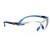 Solus 1000-Series Safety Glasses, Black/Blue, Clear Scotchgard Anti-Fog Lens | MMMS1101SGAF