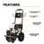 3,800 PSI 2.5 GPM Gas Powered Direct Drive Pressure Washer w/Honda GX200 196cc Engine & CP CTG1 Triplex Pump | 30AB3865HA